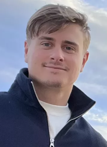 Porträttfoto av Albin Hermansson