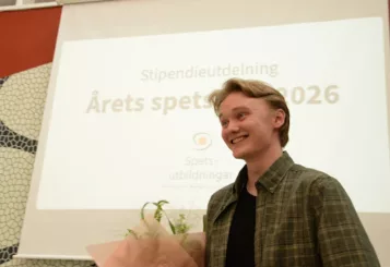 Arvid Green i ES23 är Årets spetselev 2026